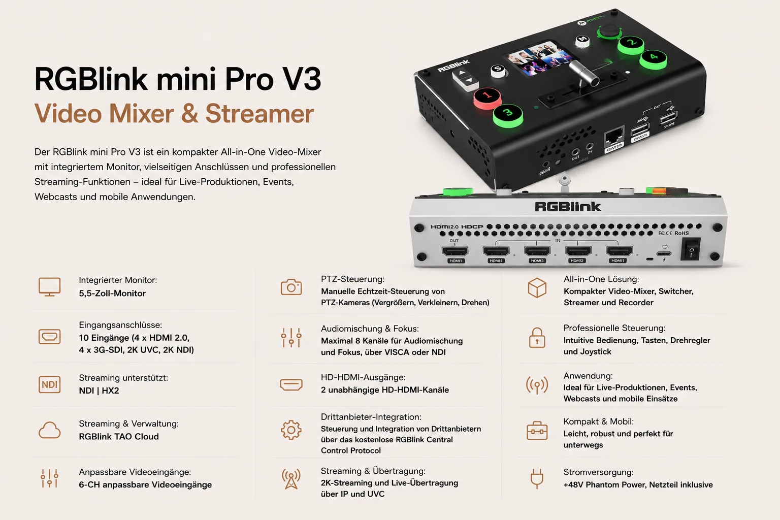 RGBlink mini Pro V3